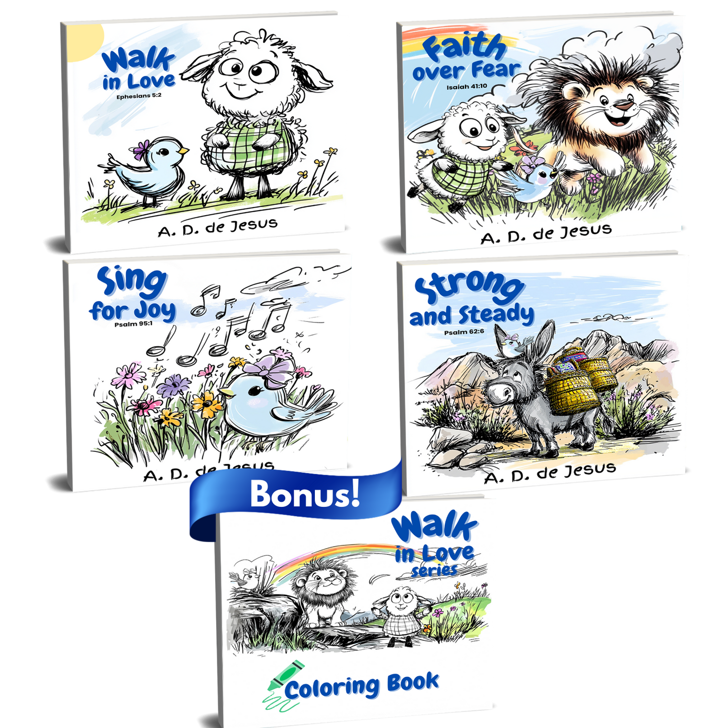 Wholesome Children's 10 Book Set